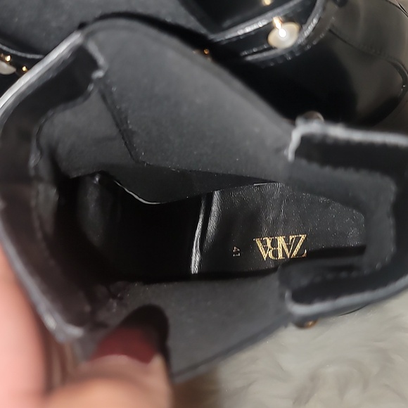 🖤🔥ZARA PEARL BLOCK HEEL ANKLE BOOTS🖤🔥 - Picture 13 of 13